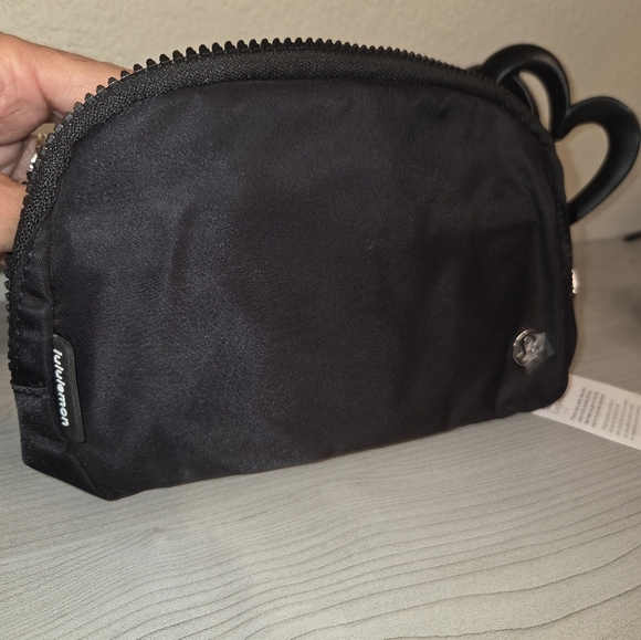 Lululemon Black Zippered Pouch - Picture 1 of 4